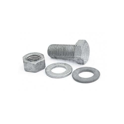 Crash Barrier Post Bolt & Nut – M16 x 50mm