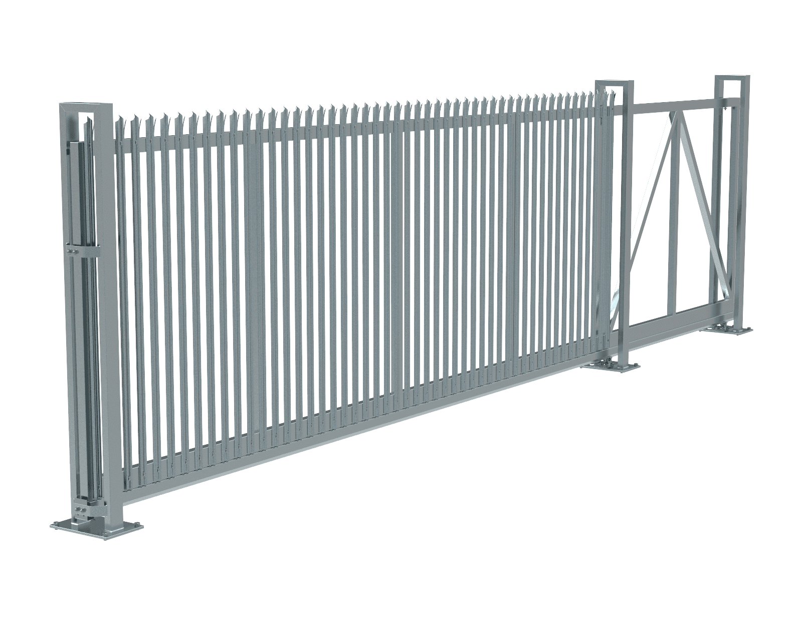 MANUAL SLIDING GATE - PALISADE